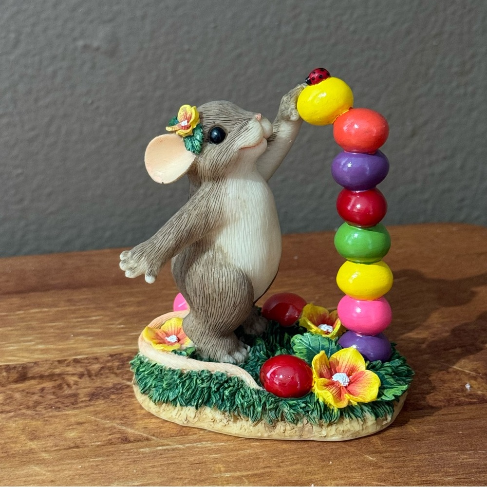 Charming Tails “You’re The Top Bean” Item #88/124 Fitz and Floyd 💛🧡💜❤️💚